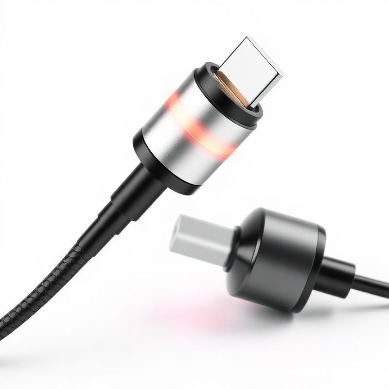 Heavy-duty magnetic rotating 540 degree cable